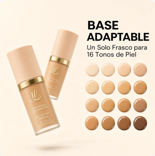 BASE DE MAQUILLAJE 5 EN 1 Tecnología Mimética de Color