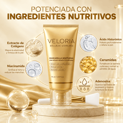 VELORIA™ Mascarilla Facial de Colágeno